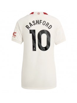 Manchester United Marcus Rashford #10 Zenski Rezervni Dres 2023-24 Kratak Rukavima